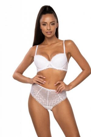Stringi Mat S-3802/42 Elif Biały S-XL