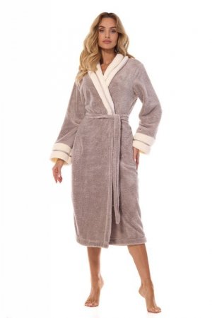 Szlafrok L&L 2409 Madame długi M-2XL damski - WYSYŁKA 24H