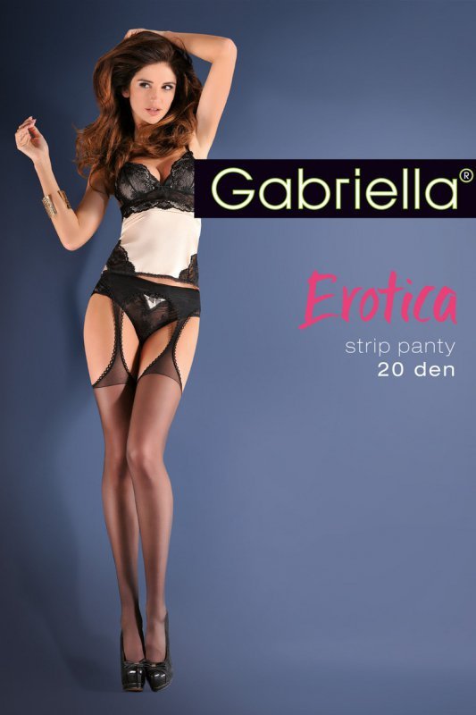 GABRIELLA Rajstopy Strip Panty EROTICA  CLASSIC