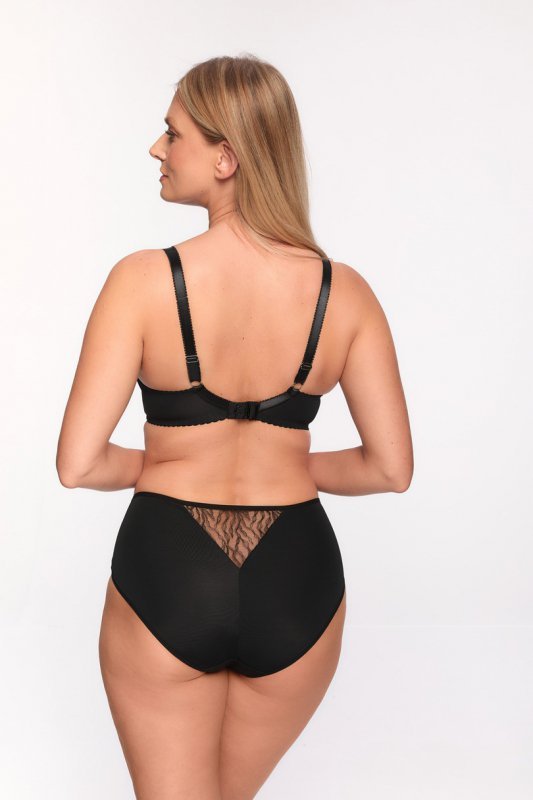 GAIA BIUSTONOSZ SEMI-SOFT SABINA 1301 CZARNY