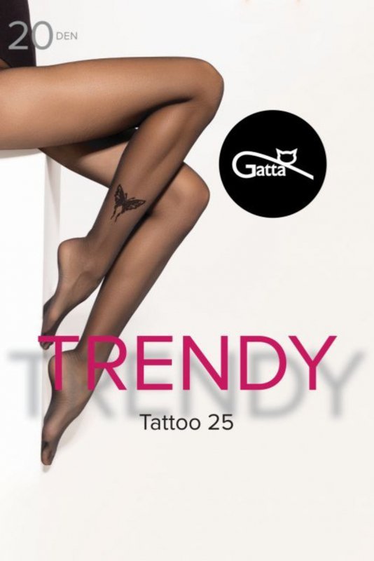 GATTA TATTOO - 25  RAJSTOPY  MAT 20 DEN-5