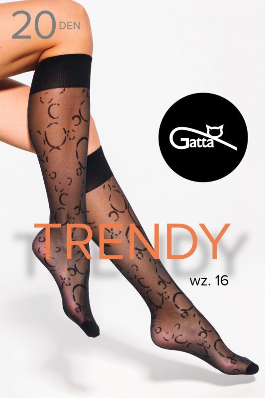 GATTA TRENDYLINE KNEE SOCKS - 16 PODKOLANÓWKI DAMSKIE