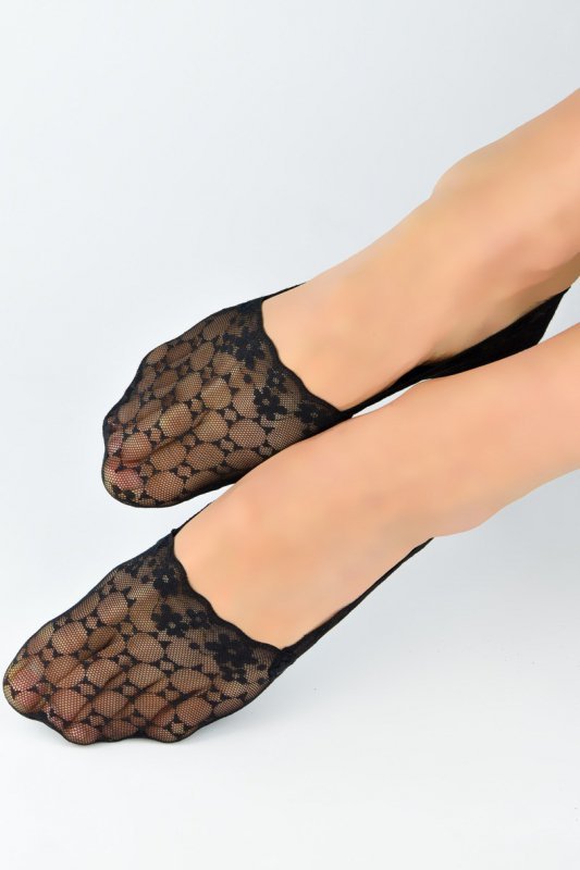 NOVITI STOPKI NISKIE KORONKOWE SN053