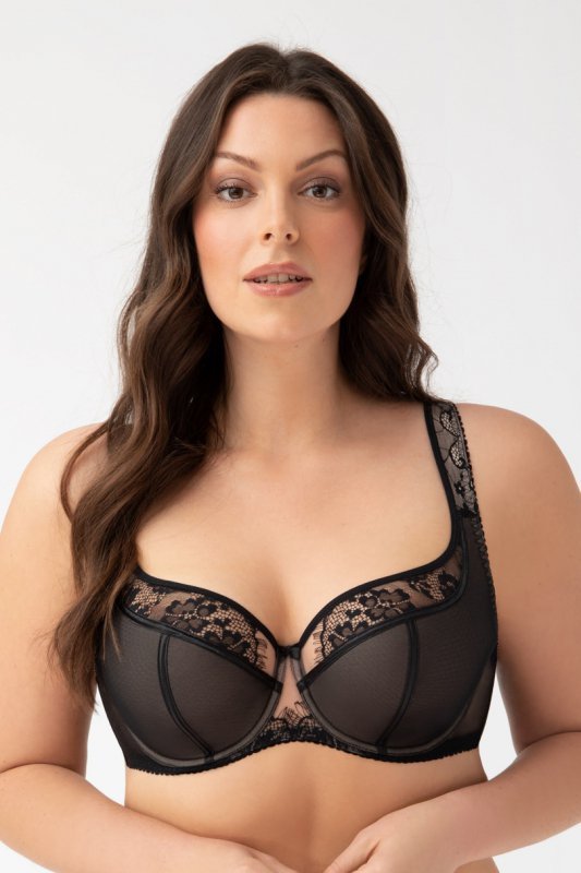 GORSENIA BIUSTONOSZ PÓŁUSZTYWNIANY ALICANTE K647 CZARNY