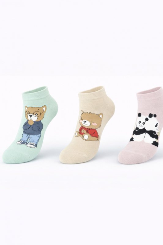 NOVITI STOPKI BAWEŁNIANE MISIE ST113