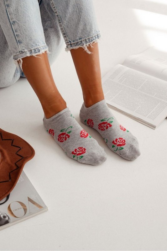 MILENA Stopki damskie Róże 1146.079