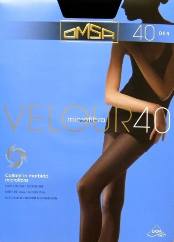 Omsa RAJSTOPY OMSA VELOUR 40
