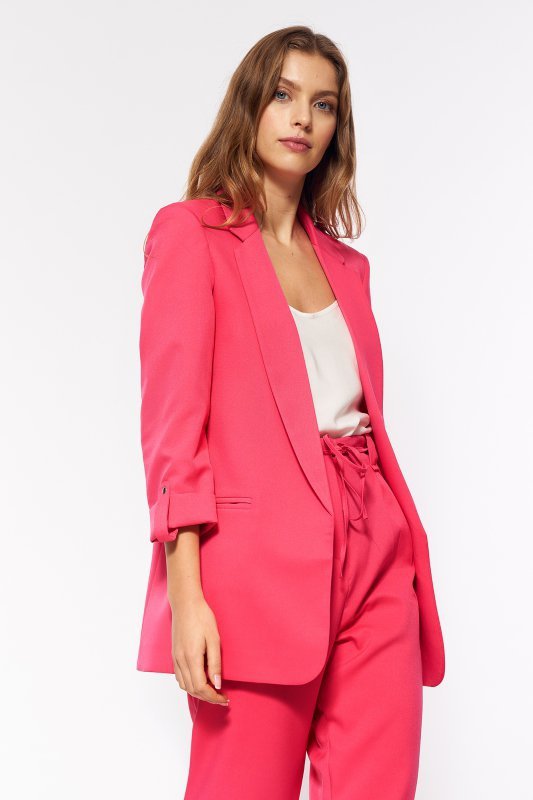 Nife Różowa marynarka oversize - Z43