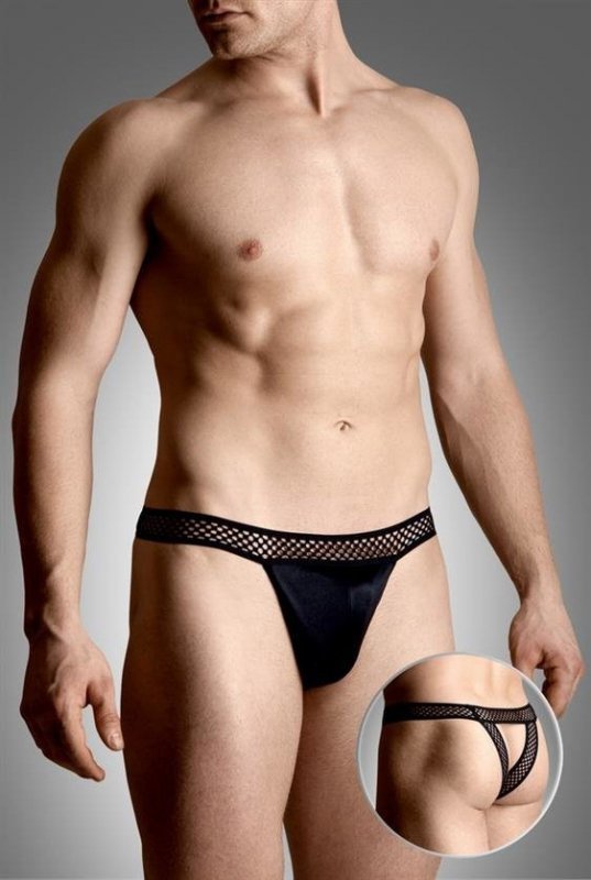SoftLine Collection Mens thongs 4486 czarny