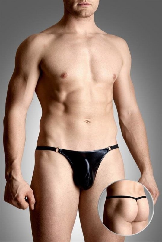 SoftLine Collection Mens thongs 4487 czarny