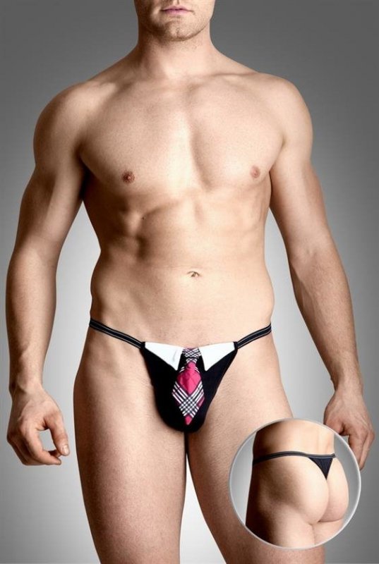 SoftLine Collection Mens thongs 4491 czarny