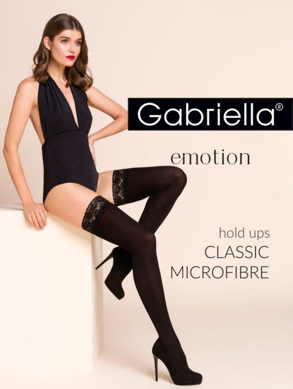 Gabriella Pończochy CLASSIC MICROFIBRE Czarne