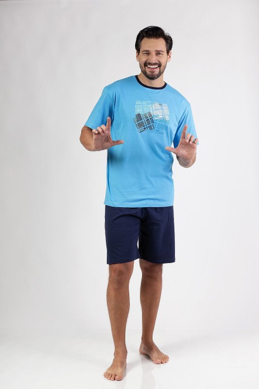 Regina PIŻAMA REGINA MĘSKA 474 XXL-3XL