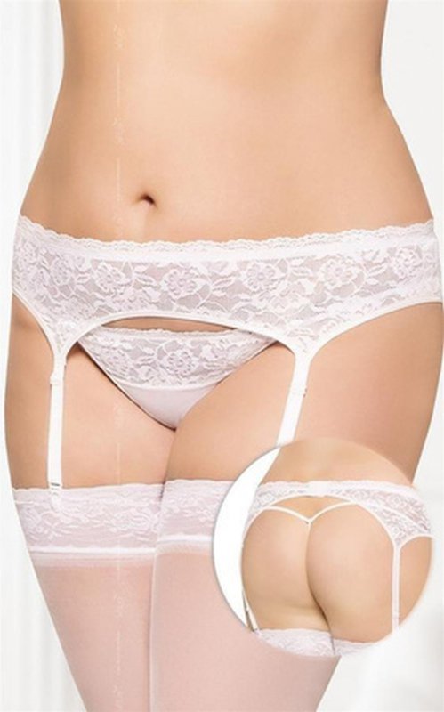 SoftLine Collection Garterbelt 3305 - white