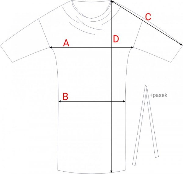Stylove S403 Sukienka oversize z modalu - czarna