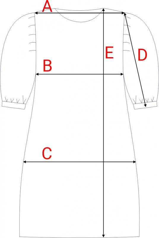 BeWear B291 Sukienka z bufiastymi rękawami - mokka