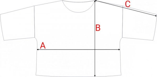 BeWear B294 Bluza oversize z krótkimi rękawami - waniliowa