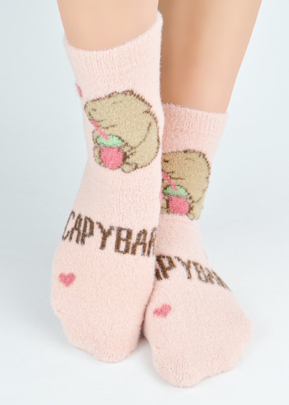 Noviti SKARPETY NOVITI SP021-W PUCHATE CAPYBARA