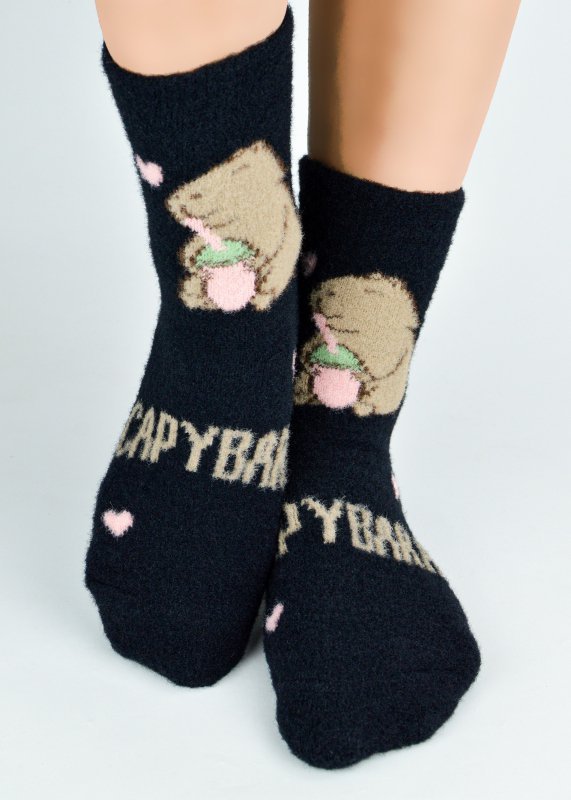 Noviti SKARPETY NOVITI SP021-W PUCHATE CAPYBARA