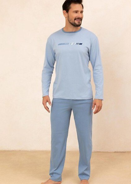 Regina PIŻAMA REGINA MĘSKA 494 J NIEBIESKI