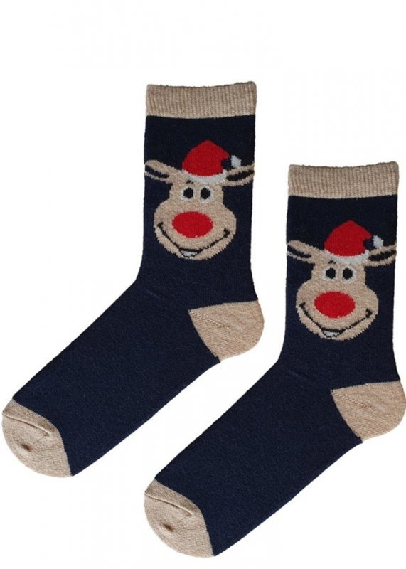Marilyn SKARPETY MARILYN ANGORA WOMEN NO TERRY B30 N BLUE/BEI
