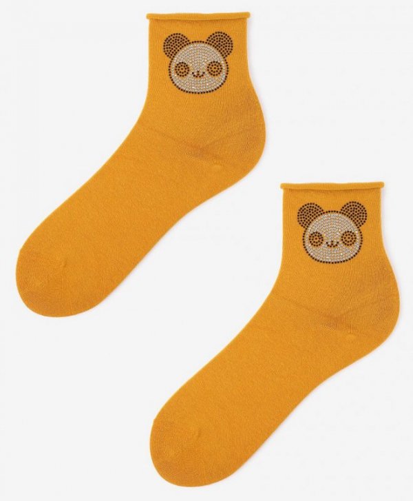 Marilyn SKARPETY MARILYN DAMSKIE SMILE PANDA YELLOW