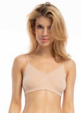 Julimex BIUSTONOSZ JULIMEX BAMBOO BRALETTE BEŻ