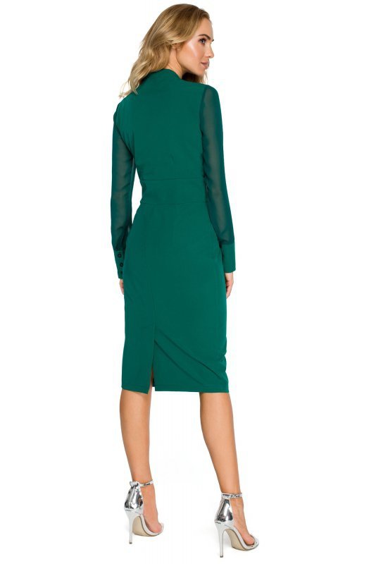 Stylove S136 Sukienka ołówkowa - zielona