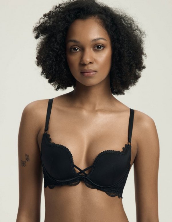 ESOTIQ & HENDERSON BIUSTONOSZ DELIS PUSH-UP 36121 CZARNY