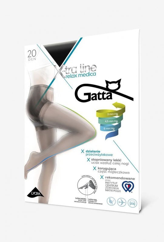 GATTA RAJSTOPY BODY RELAX MEDICA 20 DEN
