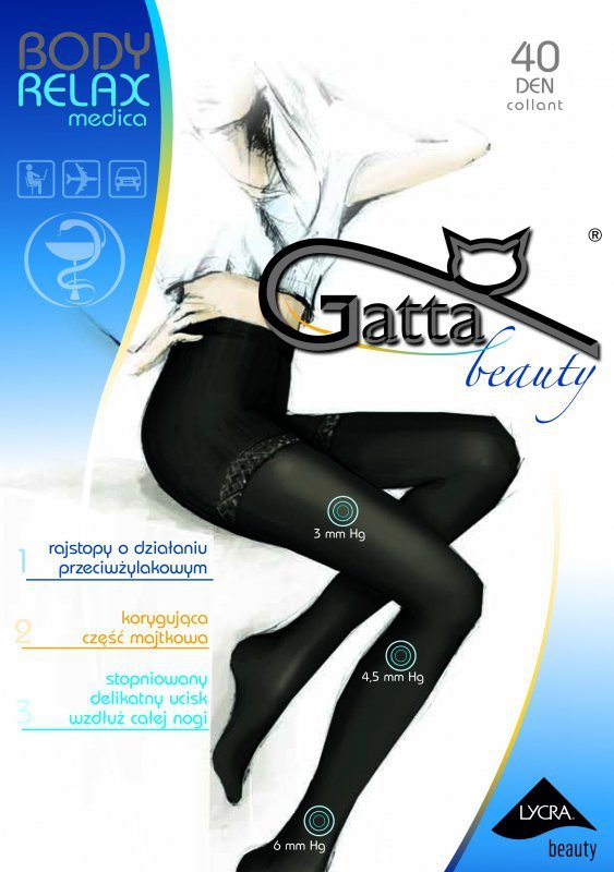 GATTA RAJSTOPY BODY RELAX MEDICA 40 DEN