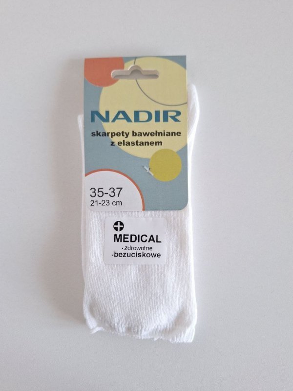 NADIR SKARPETY BEZUCISKOWE Z ELASTANEM