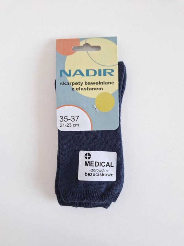 NADIR SKARPETY BEZUCISKOWE Z ELASTANEM