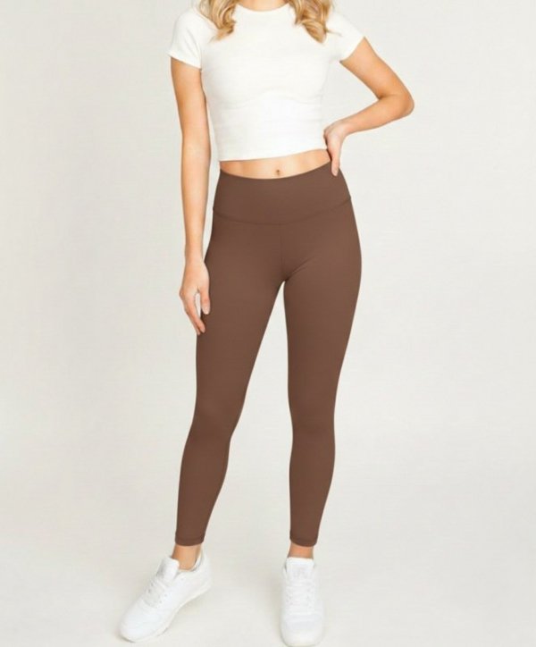 NOVITI LEGGINSY GŁADKIE LE001