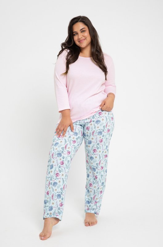 TARO PIŻAMA PRĄŻEK AMORA 3008 3/4 R R.2XL-3XL