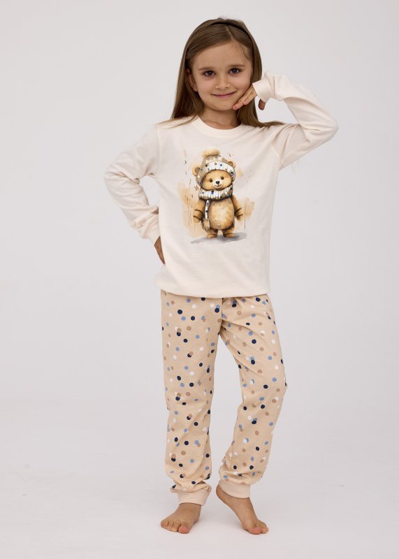 CORNETTE PIŻAMA GIRL YOUNG 592/180 SWEET BEAR
