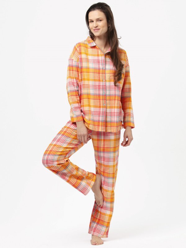 KEY PIŻAMA DAMSKA LNS 473 FLANELA DR SALE