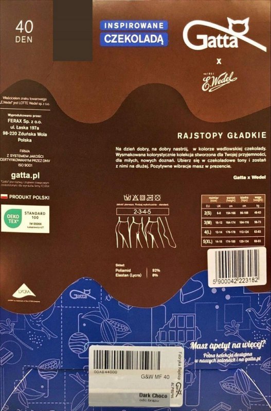 GATTA RAJSTOPY WEDEL MICROFIBRE 40 DEN R.5