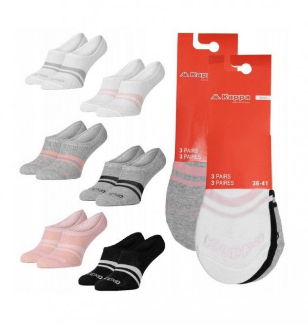 EVERLAST/GIANNA/KAPPA/LEE BALERINKI DAMSKIE KAPPA 3-PAK