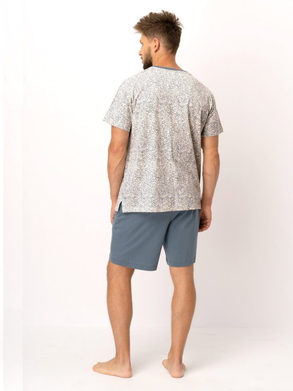 KEY PIŻAMA MĘSKA MNS 748 KR R.3XL-4XL