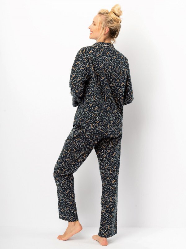 KEY PIŻAMA DAMSKA LNS 706 FLANELA DR