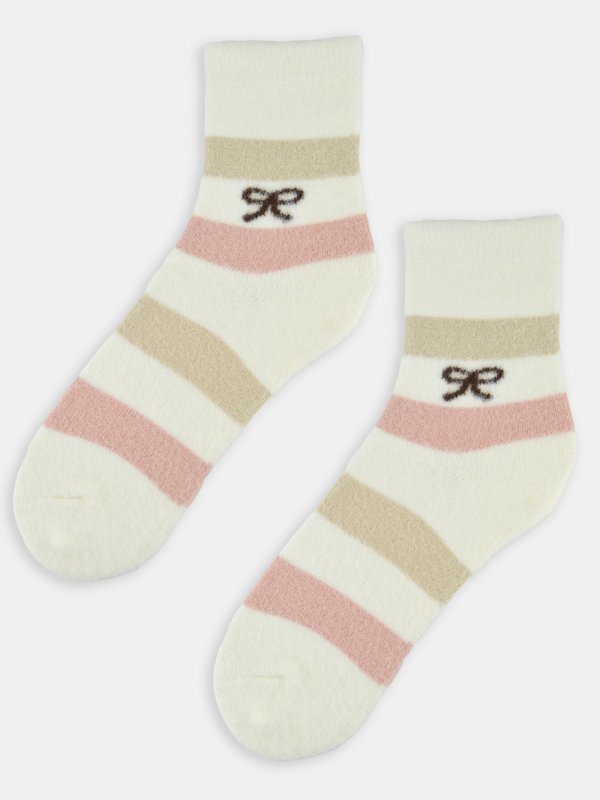 NOVITI SKARPETY SP004 PUCHATE KOKARDA