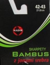 NADIR SKARPETY MĘSKIE BAMBUS AG+