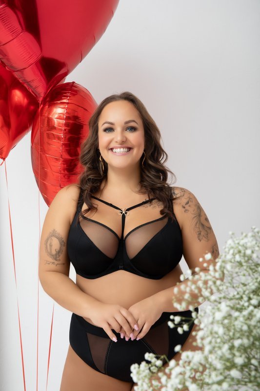 GORSENIA BIUSTONOSZ SOFT MARISA G005 CZARNY