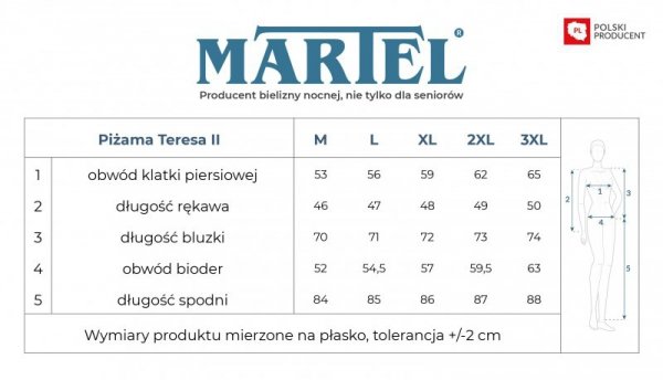 MARTEL PIŻAMA DAMSKA TERESA