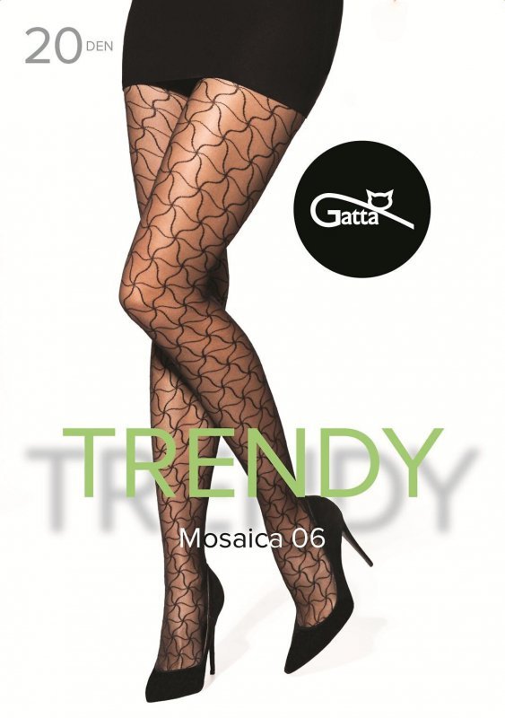 GATTA / WOLA RAJSTOPY TRENDY MOSAICA WZ.06 20 DEN R.5