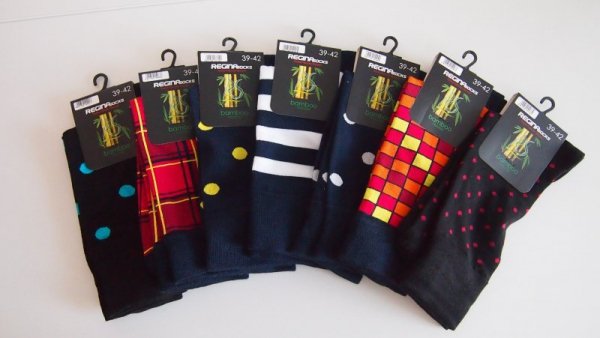 REGINA SOCKS SKARPETY MĘSKIE BAMBUS WZÓR