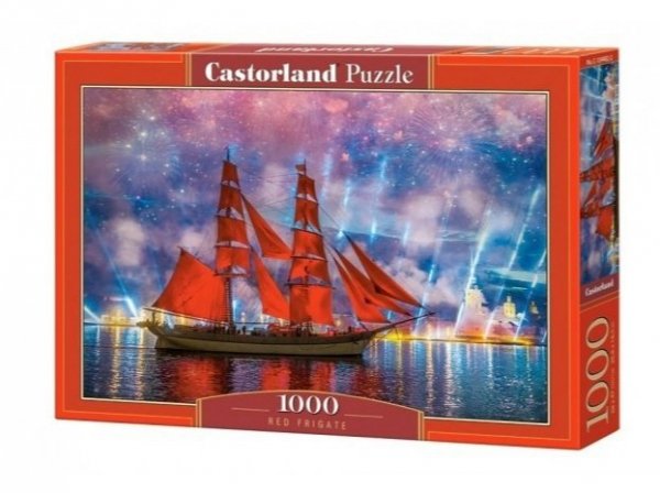 Puzzle 1000 elementów Czerwona fregata- WYSYŁKA 24H