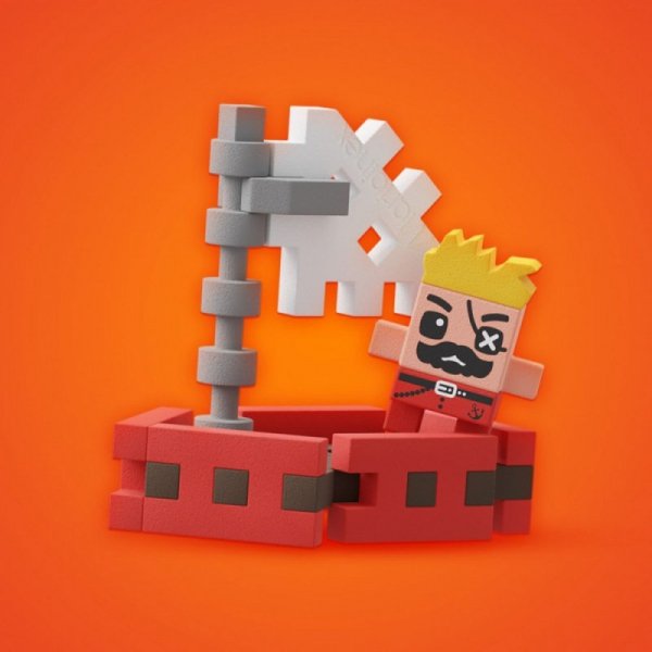 Marioinex Klocki konstrukcyjne Mini Waffle - Saszetka - WYSYŁKA 24H