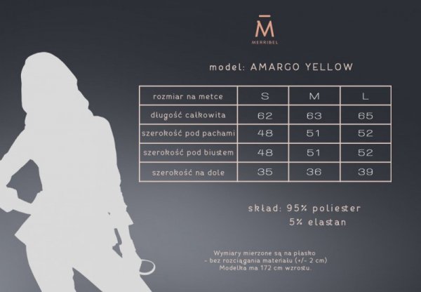 Merribel Bluzka Amargo Yellow